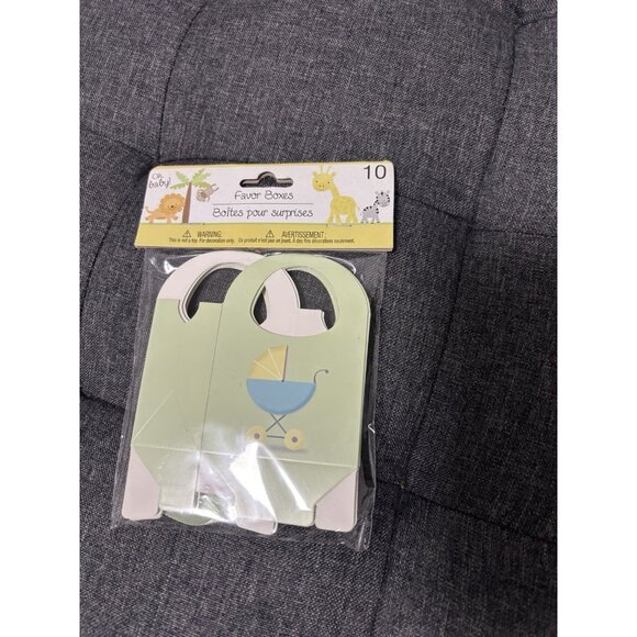 Oh Baby Shower Party Favor Boxes 10 pcs boy girl unisex small packing gift box - Picture 1 of 3